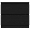 tv-bord 60x35x54 cm konstrueret træ sort