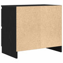 tv-bord 60x35x54 cm konstrueret træ sort
