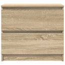 tv-bord 60x35x54 cm konstrueret træ sonoma-eg