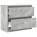 tv-bord 60x35x54 cm konstrueret træ betongrå