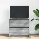tv-bord 60x35x54 cm konstrueret træ grå sonoma-eg