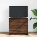 tv-bord 60x35x54 cm konstrueret træ brun egetræsfarve