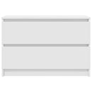 tv-bord 80x35x54 cm konstrueret træ hvid