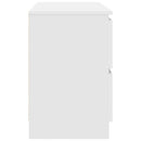 tv-bord 80x35x54 cm konstrueret træ hvid