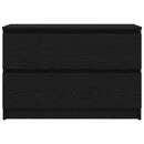 tv-bord 80x35x54 cm konstrueret træ sort