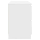 tv-bord 100x35x54 cm konstrueret træ hvid