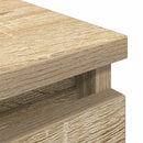 tv-bord 100x35x54 cm konstrueret træ sonoma-eg