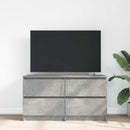 tv-bord 100x35x54 cm konstrueret træ betongrå