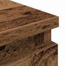 tv-bord 100x35x54 cm konstrueret træ antikt trælook