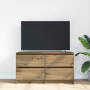tv-bord 100x35x54 cm konstrueret træ kunsteg