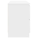 tv-bord 100x35x54 cm konstrueret træ hvid