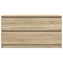 tv-bord 100x35x54 cm konstrueret træ sonoma-eg