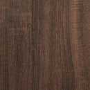 tv-bord 100x35x54 cm konstrueret træ brun egetræsfarve