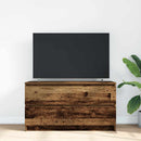 tv-bord 100x35x54 cm konstrueret træ antikt trælook