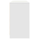 skrivebord 120x42x76 cm konstrueret træ hvid