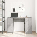 skrivebord 120x42x76 cm konstrueret træ betongrå