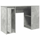 skrivebord 120x42x76 cm konstrueret træ betongrå
