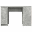 skrivebord 120x42x76 cm konstrueret træ betongrå