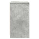 skrivebord 120x42x76 cm konstrueret træ betongrå