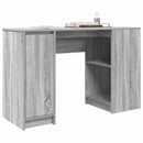 skrivebord 120x42x76 cm konstrueret træ grå sonoma-eg