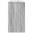 skrivebord 120x42x76 cm konstrueret træ grå sonoma-eg