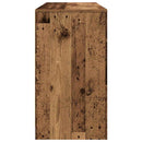 skrivebord 120x42x76 cm konstrueret træ antikt træ