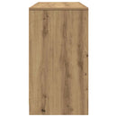 skrivebord 120x42x76 cm konstrueret træ kunsteg
