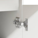 skrivebord 86x49x76 cm konstrueret træ hvid