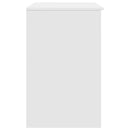 skrivebord 86x49x76 cm konstrueret træ hvid