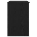 skrivebord 86x49x76 cm konstrueret træ sort-eg