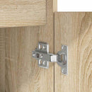 skrivebord 86x49x76 cm konstrueret træ sonoma-eg
