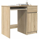 skrivebord 86x49x76 cm konstrueret træ sonoma-eg