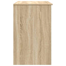 skrivebord 86x49x76 cm konstrueret træ sonoma-eg