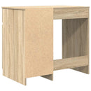 skrivebord 86x49x76 cm konstrueret træ sonoma-eg