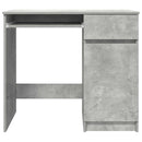 skrivebord 86x49x76 cm konstrueret træ betongrå