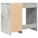 skrivebord 86x49x76 cm konstrueret træ betongrå