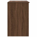 skrivebord 86x49x76 cm konstrueret træ brun egetræsfarve