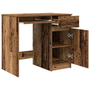 skrivebord 86x49x76 cm konstrueret træ gammelt trælook