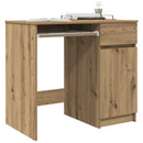 skrivebord 86x49x76 cm konstrueret træ kunsteg