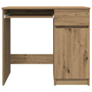 skrivebord 86x49x76 cm konstrueret træ kunsteg