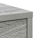 skænk med skuffer og låger 70,5x34x74,5 cm grå sonoma-eg