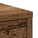 skænk med skuffer og låger 73x31x90 cm antikt træ