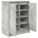 skoskab 57x34x76 cm konstrueret træ betongrå