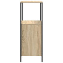 badeværelsesskab med hylder 36x35x95 cm sonoma-eg