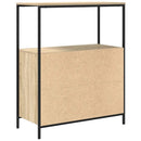 badeværelsesskab med hylder 76,5x35x95 cm sonoma-eg