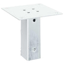 stolpefødder firkantet 4 stk. 46x46 mm galvaniseret stål