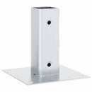 stolpefødder firkantet 4 stk. 51x51 mm galvaniseret stål