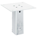 stolpefødder firkantet 4 stk. 51x51 mm galvaniseret stål