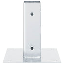 stolpefødder firkantet 12 stk. 51x51 mm galvaniseret stål