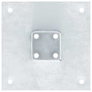 stolpefødder firkantet 12 stk. 51x51 mm galvaniseret stål